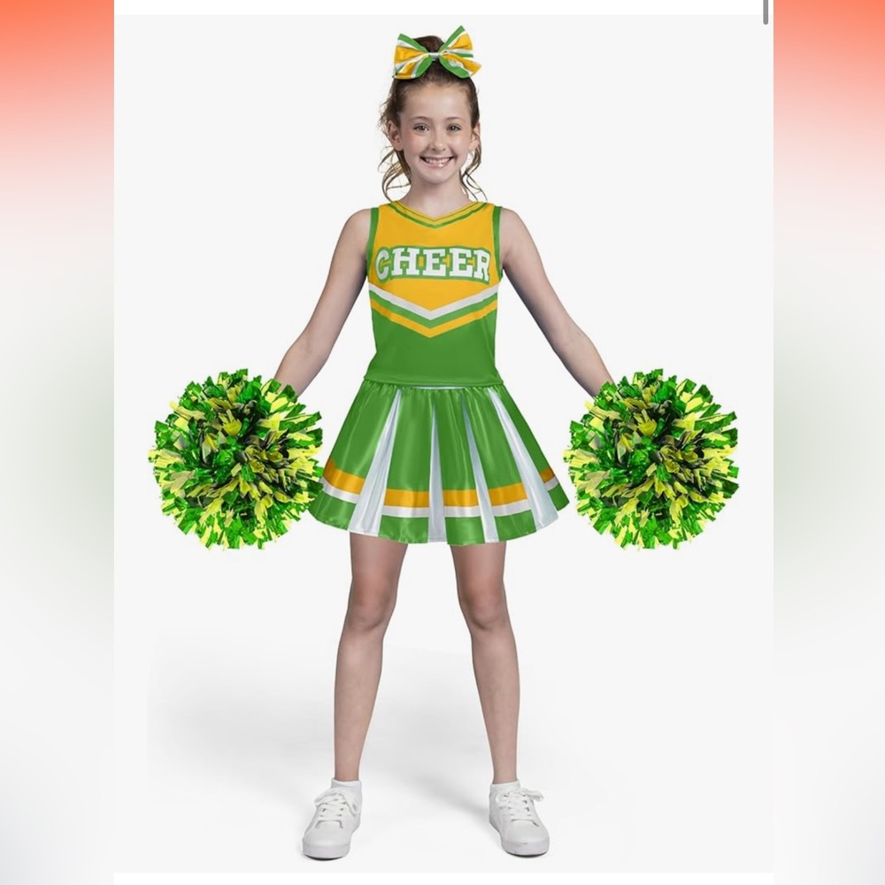Spooktacular Creations Girl Cheerleader Costume Cute
Cheer Uniform Outfit Size M